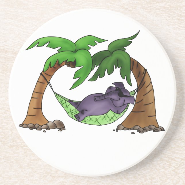 Beach elephant coaster (Front)