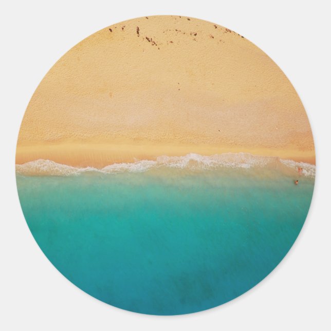 Beach Envelope Seal Stickers (Front)