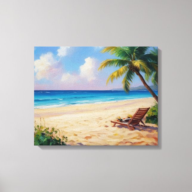 Beach Escape Canvas Print (Front)