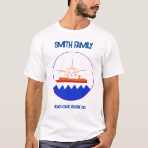Beach Family Reunion Custom Cruise Summer Vacation T-Shirt