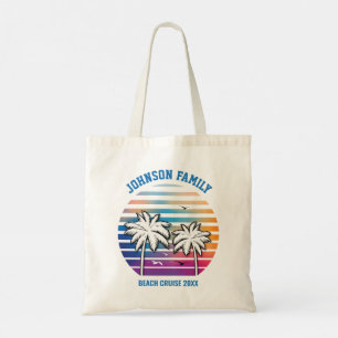 Beach Family Reunion Custom Cruise Summer Vacation Tote Bag