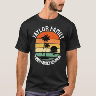 Beach Family Reunion Custom Summer Vacation T-Shirt