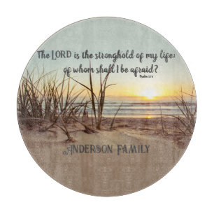 Beach family scripture, cutting board