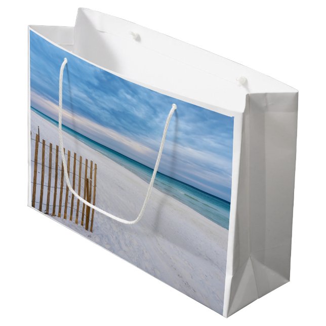 Beach Fence Morning Destin Florida Gift Bag (Front Angled)