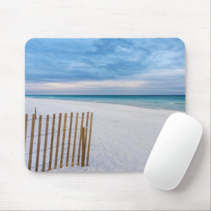 Beach Fence Morning Destin Florida Mousepad