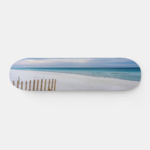 Beach Fence Morning Destin Florida Skateboard