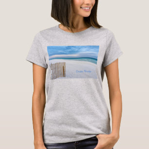 Beach Fence Morning Destin Florida T-Shirt