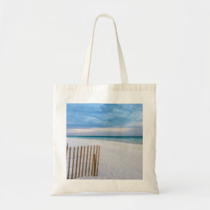 Beach Fence Morning Destin Florida Tote Bag