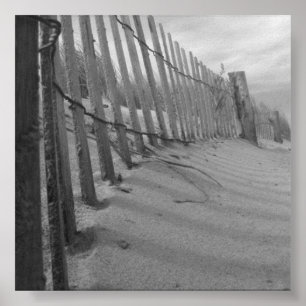 BEACH FENCE POSTER