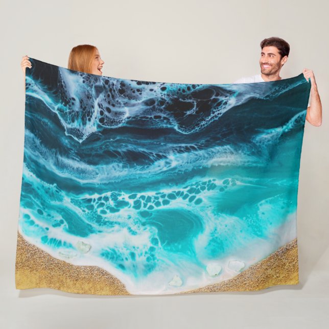 Beach Fleece Blanket (In Situ)