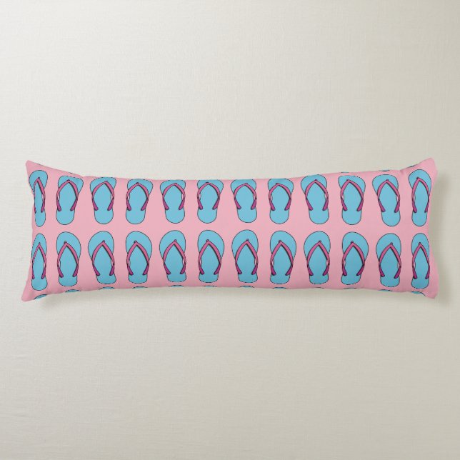 Beach Flip Flops Body Cushion (Front)