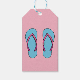 Beach Flip Flops Gift Tags