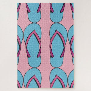 Beach Flip Flops Jigsaw Puzzle