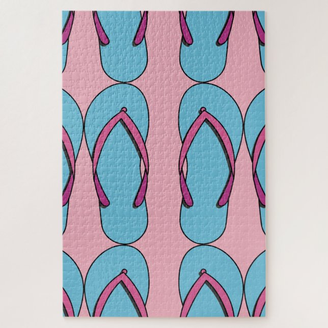 Beach Flip Flops Jigsaw Puzzle (Vertical)
