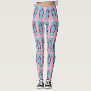 Beach Flip Flops Leggings