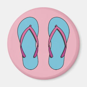 Beach Flip Flops Magnet