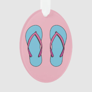 Beach Flip Flops Ornament