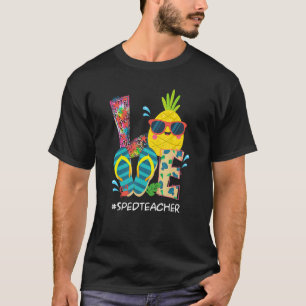 Beach Flip Flops Pineapple Summer Vacation Love Sp T-Shirt