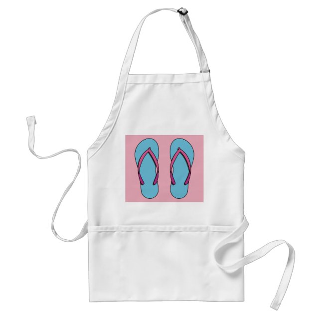 Beach Flip Flops Standard Apron (Front)