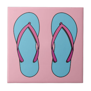 Beach Flip Flops Tile