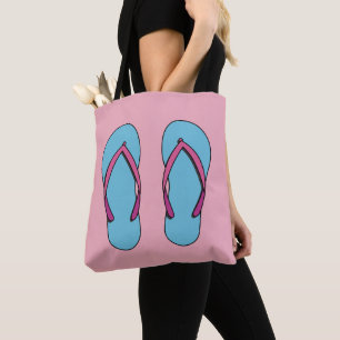Beach Flip Flops Tote Bag