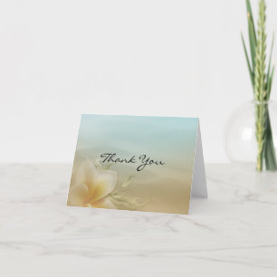 Beach Floral Thank You Card