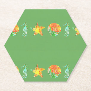Beach Fresh Paper Coaster