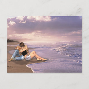Beach From Here to Eternity Postcard