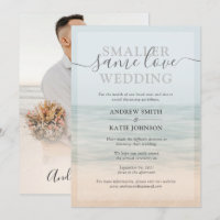 Beach Front Vintage Hawaiian Downsize Wedding
