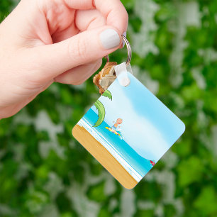 Beach Fun Keychain
