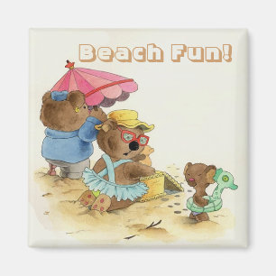 Beach Fun - Magnet