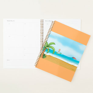 Beach Fun Spiral Planner