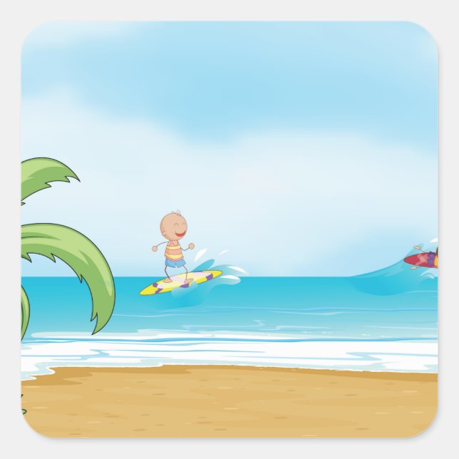 Beach Fun Stickers (Front)