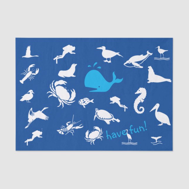 Beach Fun   Tissue Paper (Front)