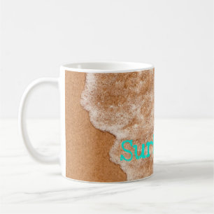 Beach fun, waves, ocean, outdoor adventure   coffee mug