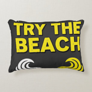 Beach Funny Vacation Decorative Cushion
