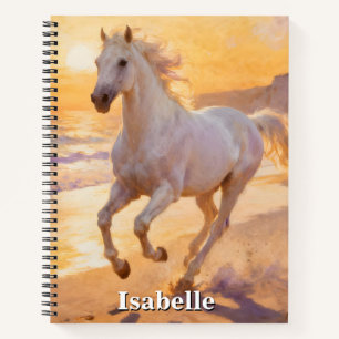 Beach Gallop at Sunrise Notebook