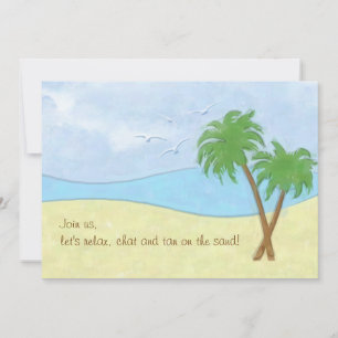 Beach Gathering Invitation