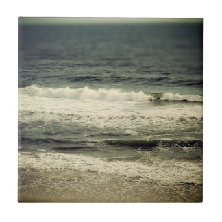 Beach Gentle Waves on the Mississippi Gulf Coast Tile
