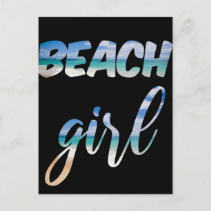Beach Girl Postcard