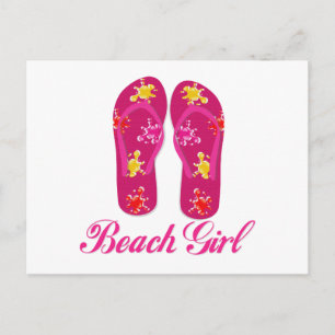 Beach Girl Postcard