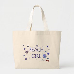 Beach Girl - Swirls - Tote Bag