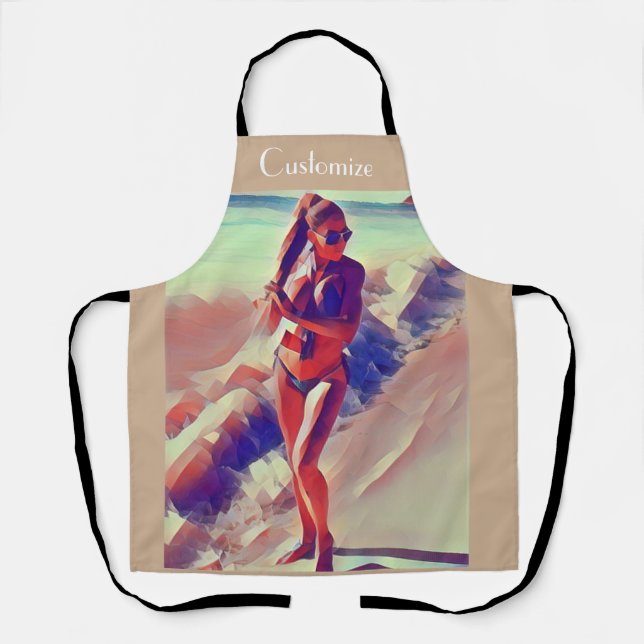 Beach Girl Thunder_Cove Apron (Front)