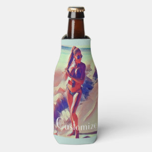 Beach Girl Thunder_Cove Bottle Cooler