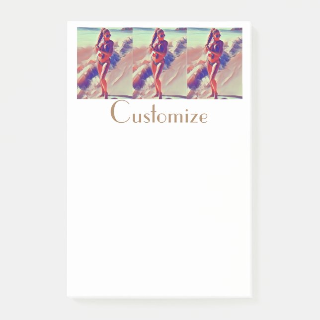 Beach Girl Thunder_Cove  Post-it Notes (Front)
