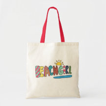 Beach Girl Tote Bag
