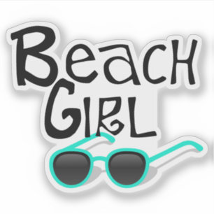 Beach Girl with sunglasses