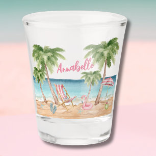Beach Girls Weekend Bachelorette Party Shot Glass