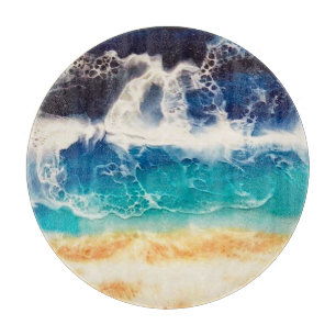 Beach Glass Cutting Board