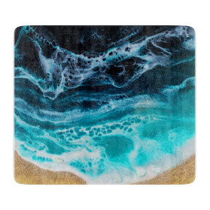 Beach Glass Cutting Board